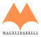 Orange 'M' logo with 'MAGNETBARRELS' text on a white background