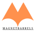 Orange 'M' logo with 'MAGNETBARRELS' text on a white background
