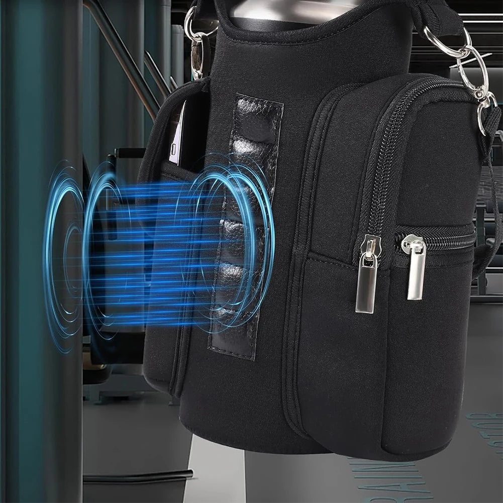 Gym Bag with Bottle Holder